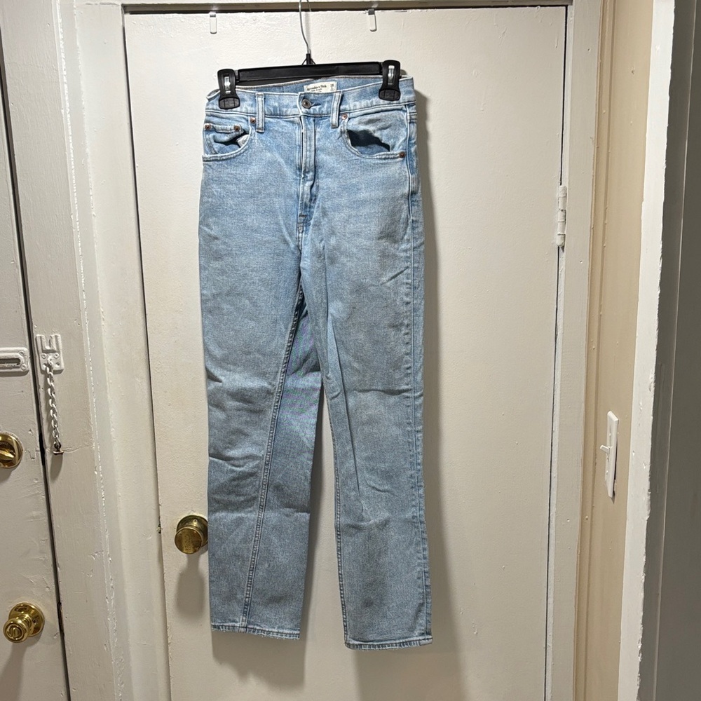 Abercrombie & Fitch Light Blue High Rise Jeans